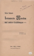 Falzari Felix: Istrianische Novellen und andere Erzählungen